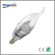 La eficacia alta del lumen llevó la serie ligera CE de la vela y el certificado de RoHS en los mercados de China